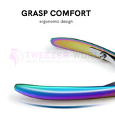 Best Nail Nipper Rainbow Coating Cuticle Trimmer, Professional Nipper